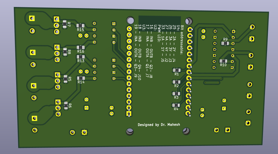 KiCad PCB Trace Layout